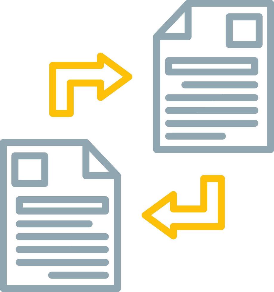 Data Transfer Icon Design Symbol vector