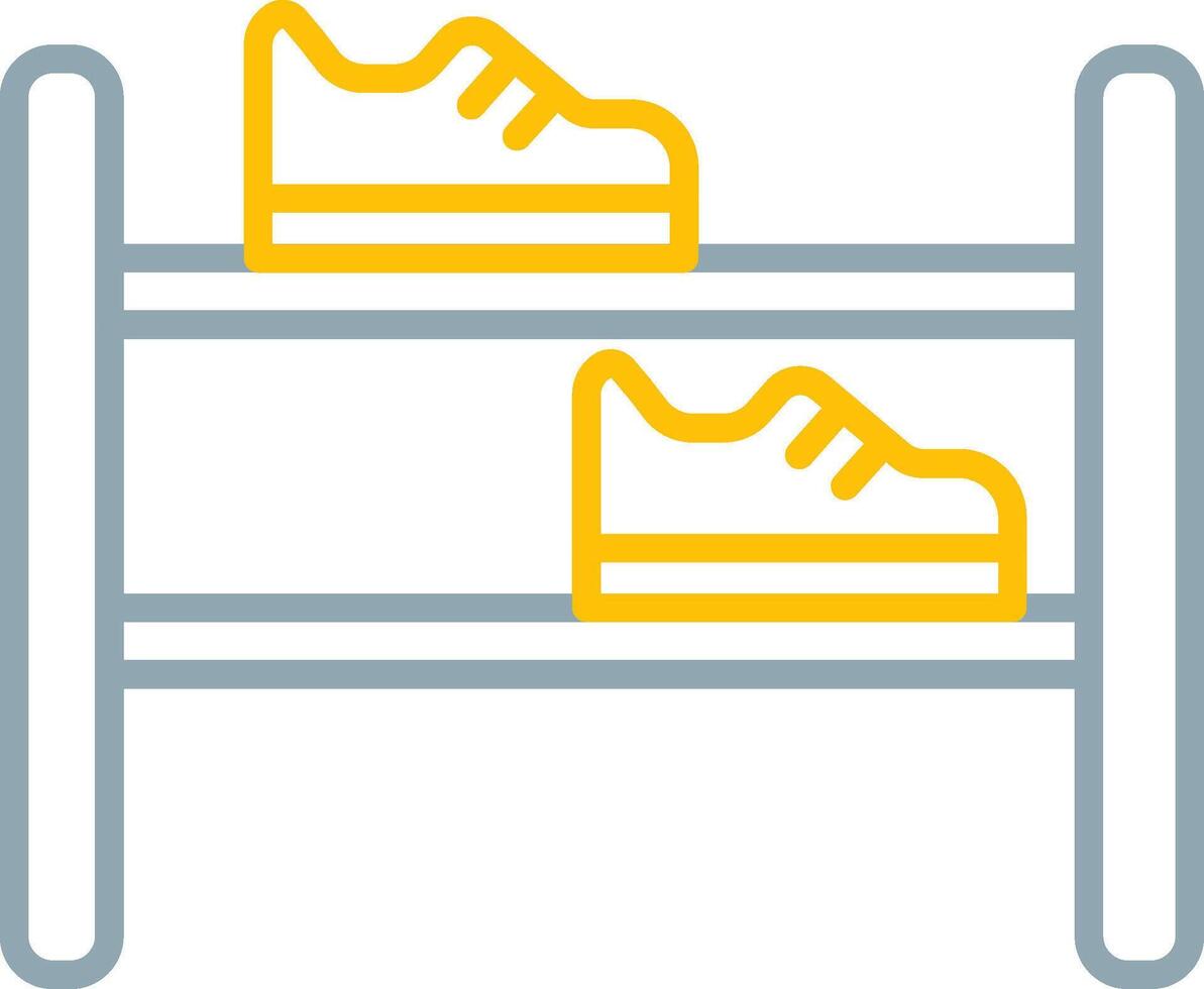 Shoe Rack Icon Design Symbol vector