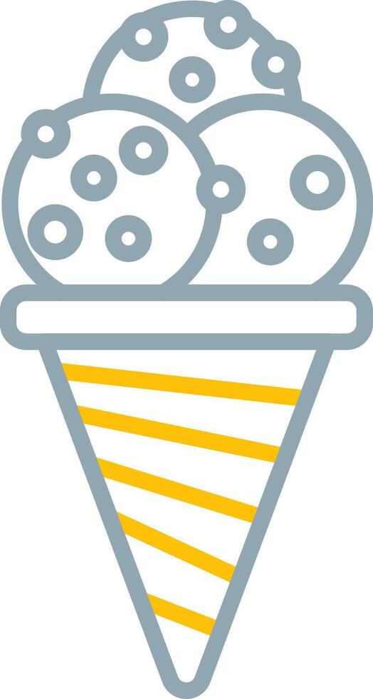 Ice Cream Cone Icon Design Symbol vector