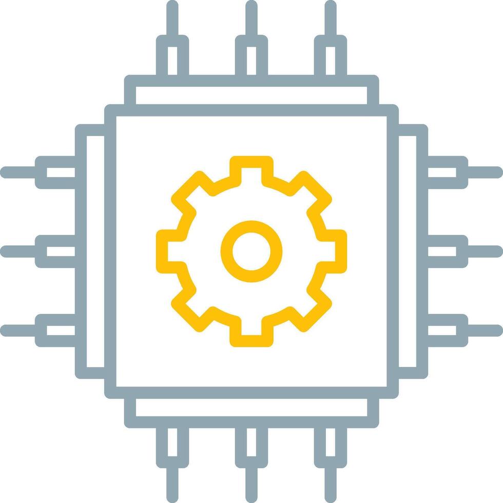 Cpu Icon Design Symbol vector