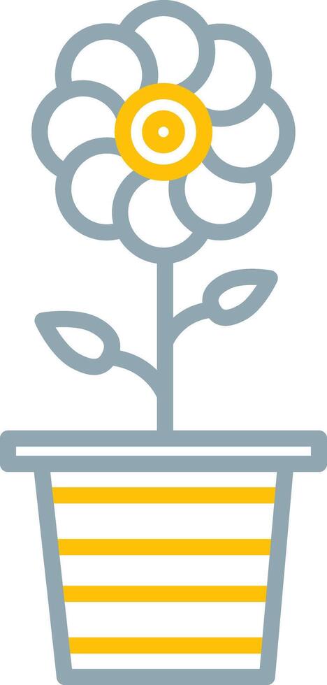 Flowerpot Icon Design Symbol vector