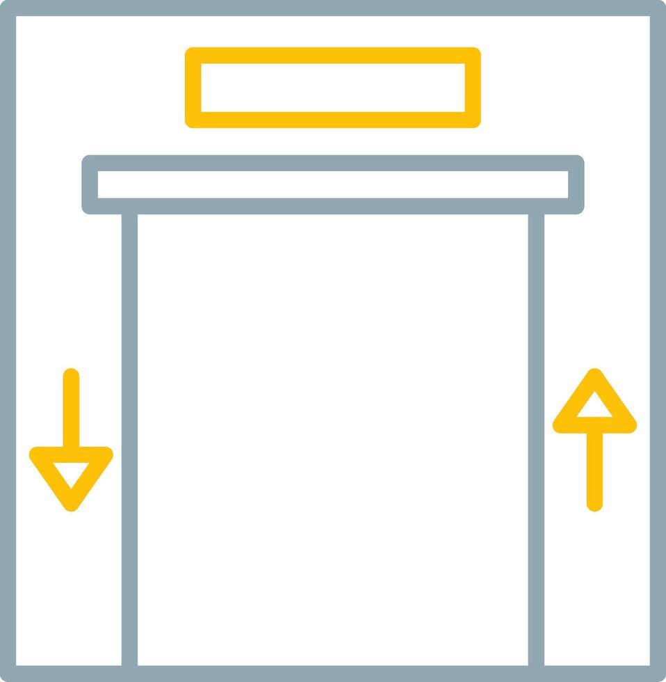 Elevator Icon Design Symbol vector