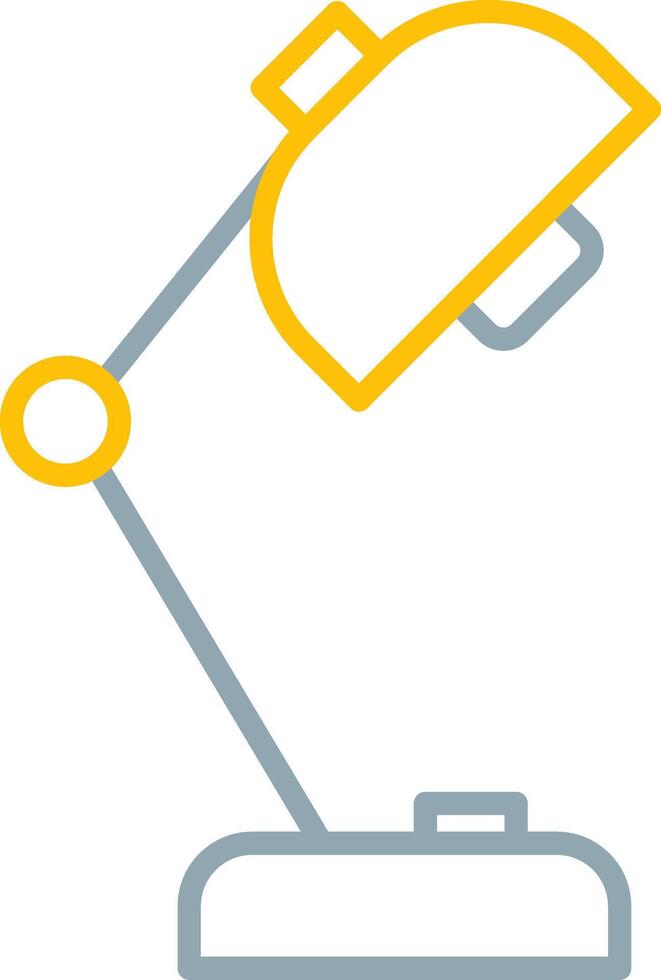 Desk Lamp Icon Design Symbol vector