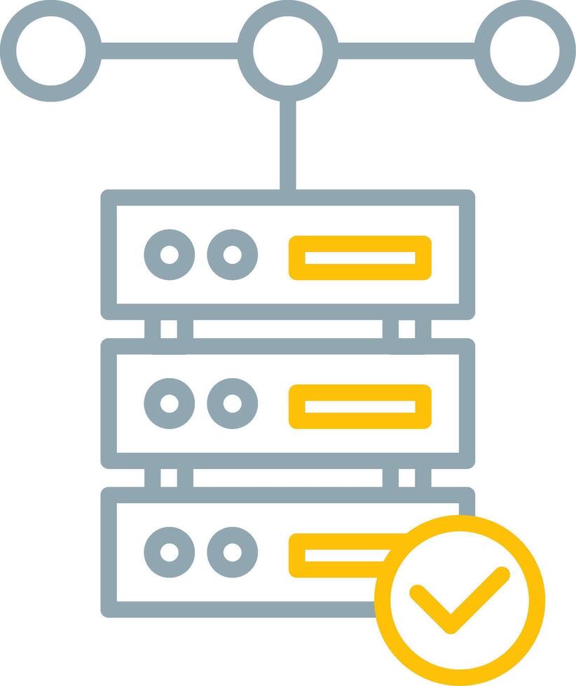 Database Icon Design Symbol vector