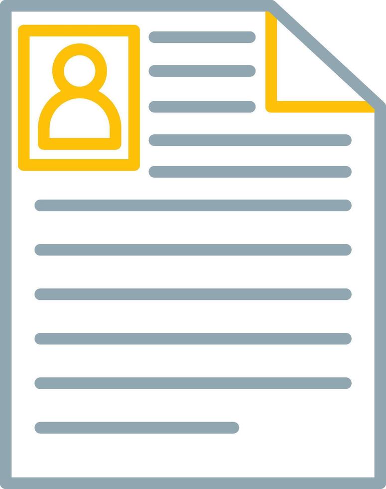 Curriculum Vitae Icon Design Symbol vector