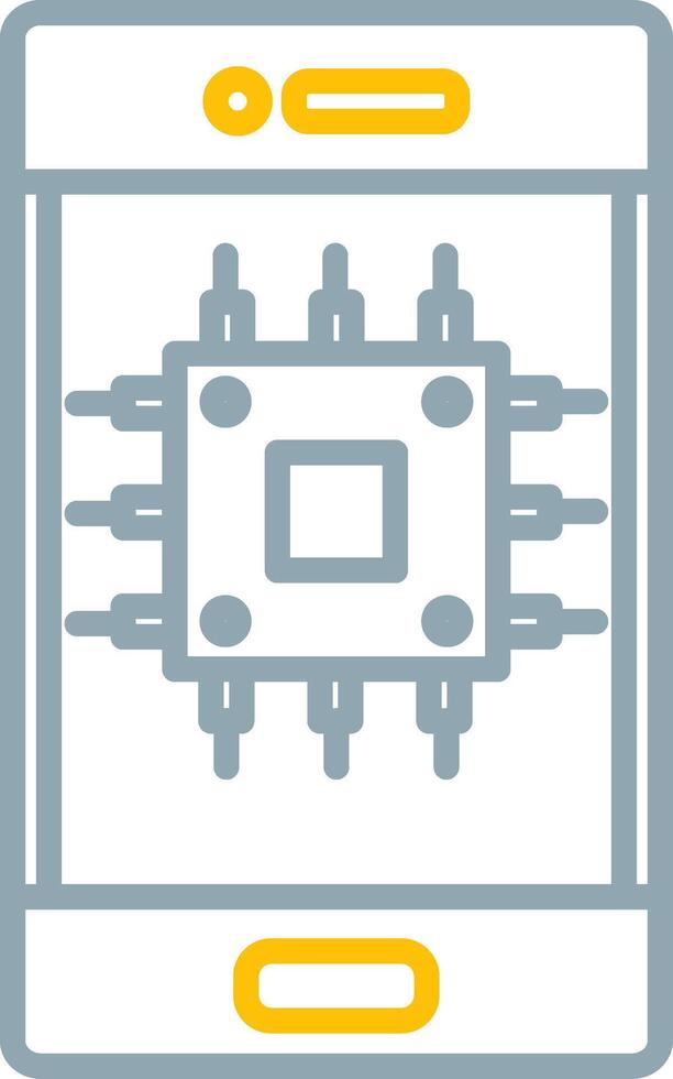 Cpu Icon Design Symbol vector