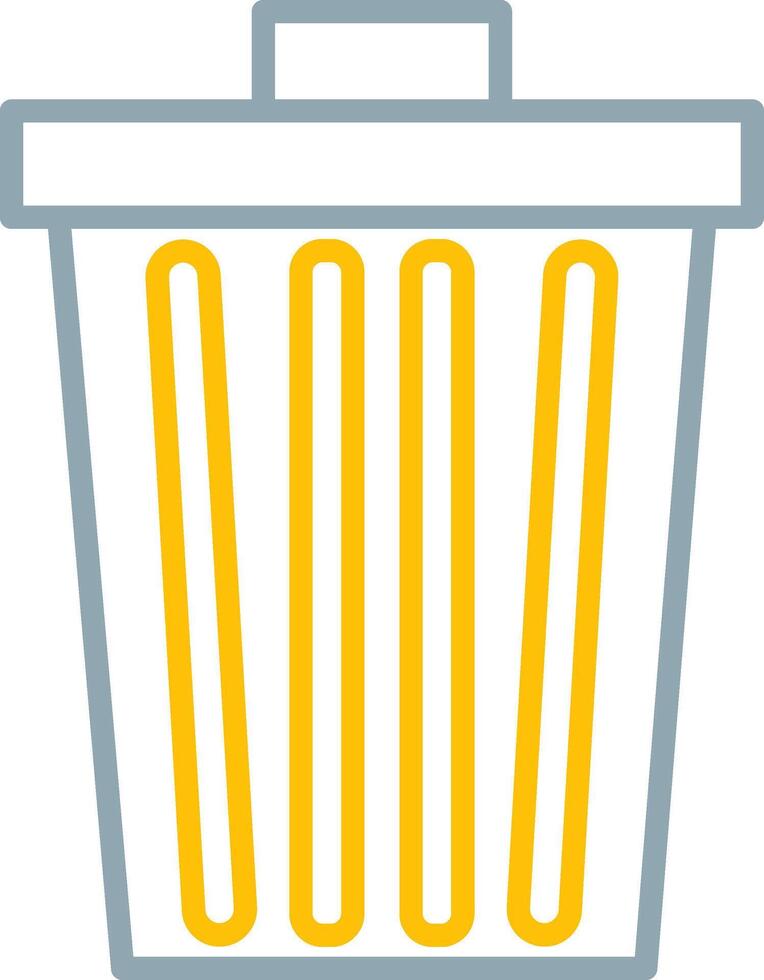 Dustbin Icon Design Symbol vector