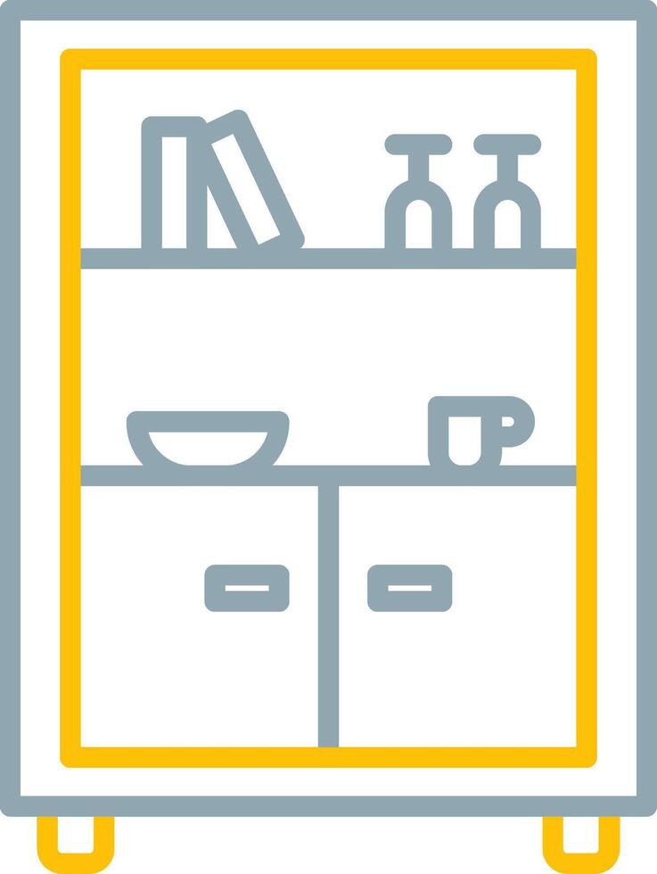 Display Case Icon Design Symbol vector
