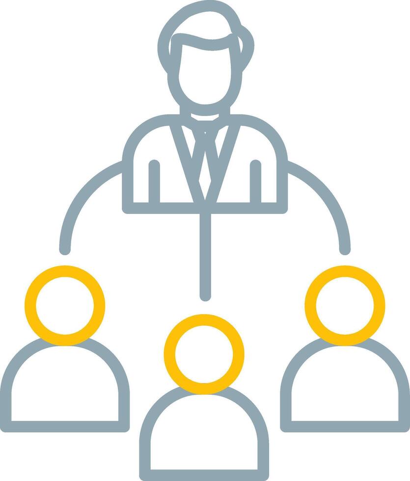 Delegate Icon Design Symbol vector