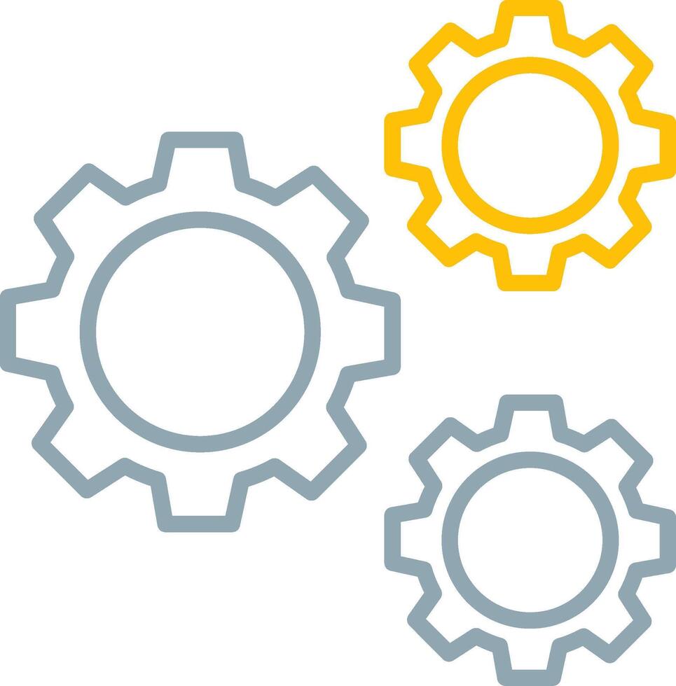 Cogs Icon Design Symbol vector