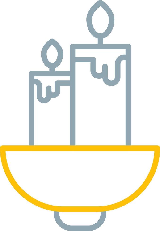Candles Icon Design Symbol vector