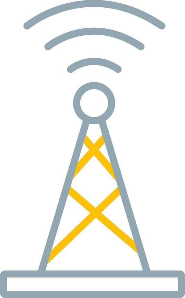Broadcast Icon Design Symbol vector