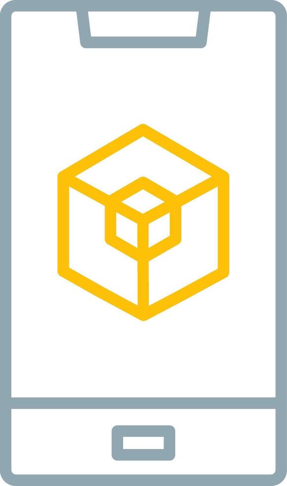 Augmented Reality Icon Design Symbol vector
