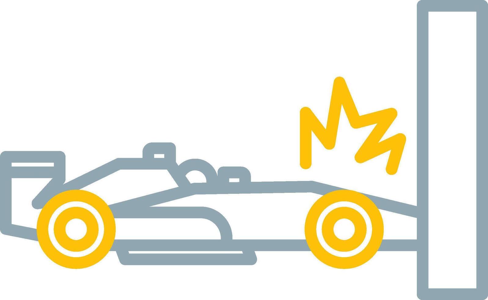 Car Accident Icon Design Symbol vector