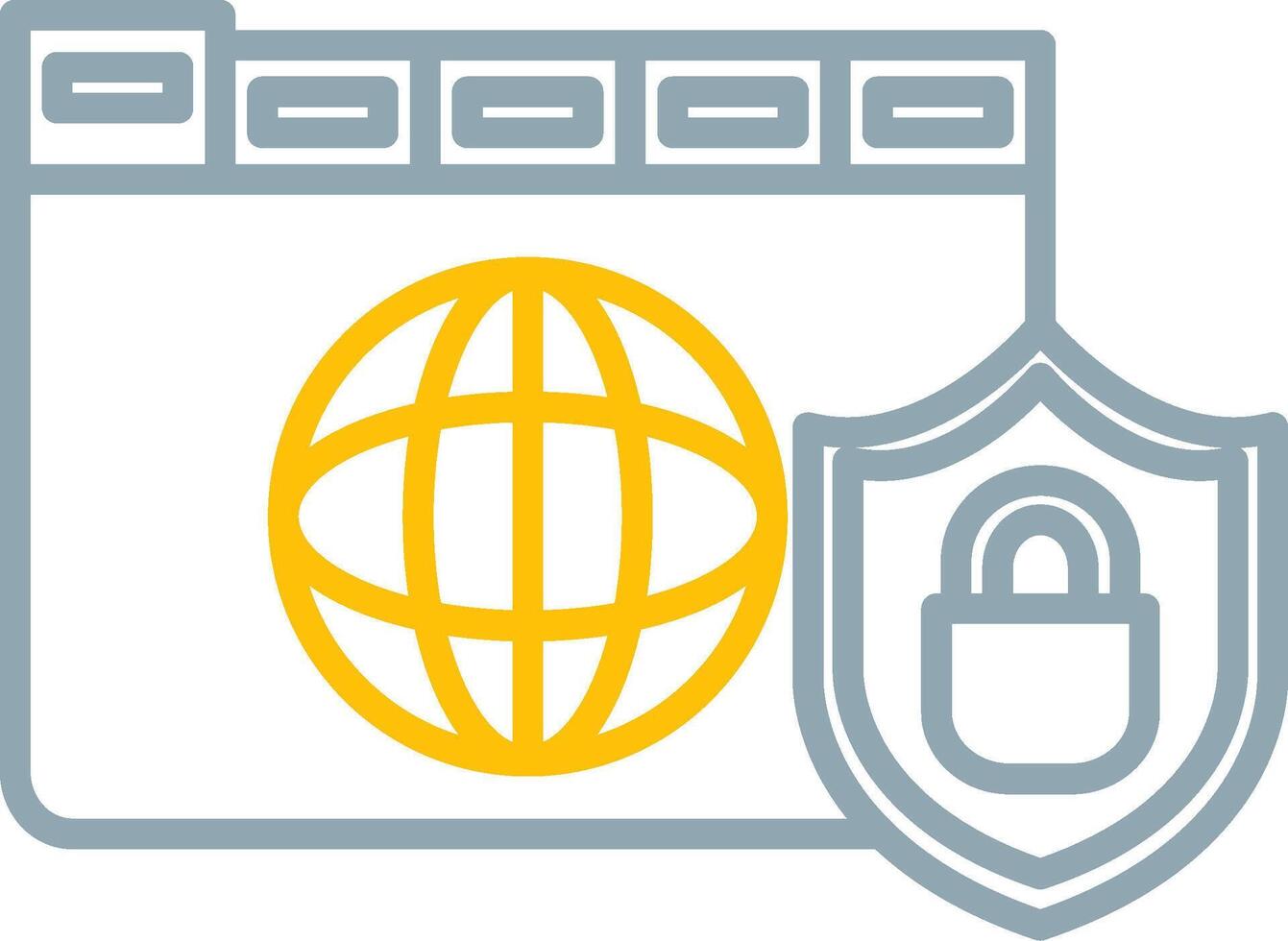 Browser Icon Design Symbol vector