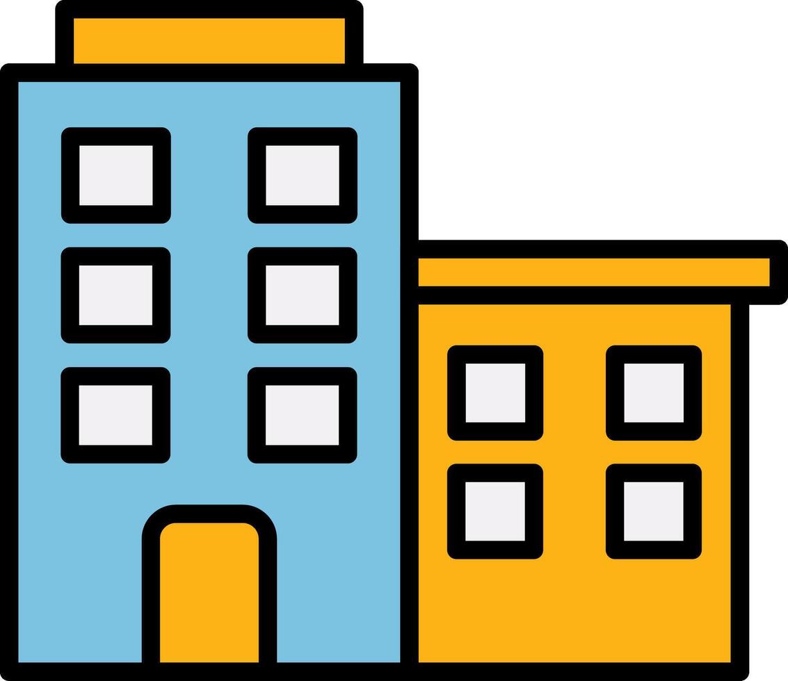 Building Icon Design Symbol vector