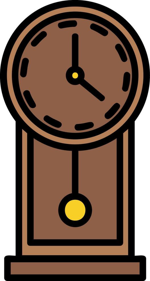 Wall Clock Icon Design Symbol vector