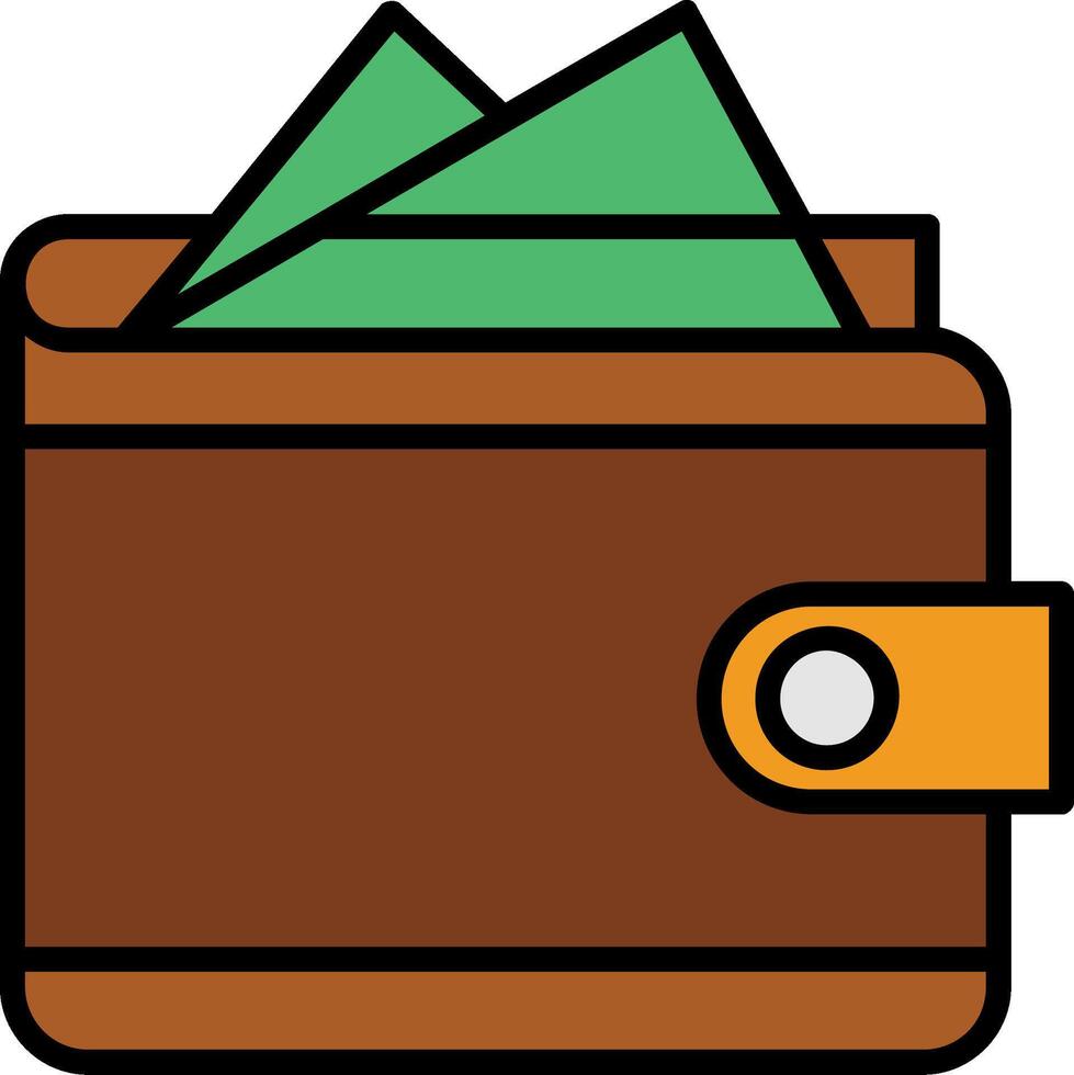 Wallet Icon Design Symbol vector