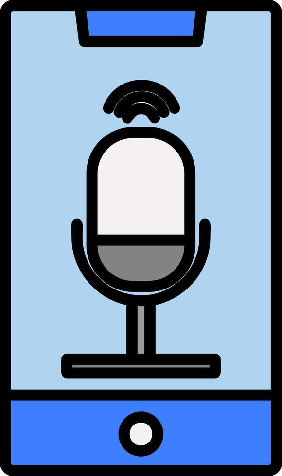 Voice Control Icon Design Symbol vector