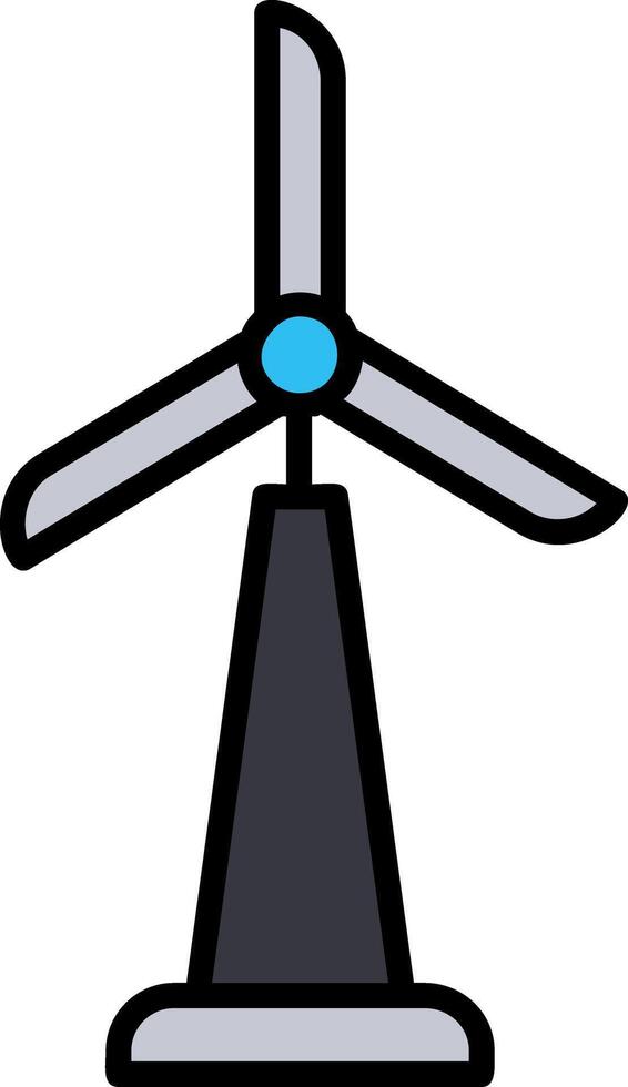 Wind Turbine Icon Design Symbol vector