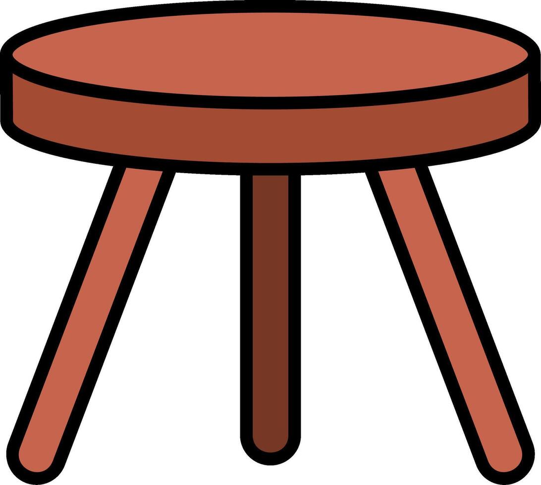 Stool Icon Design Symbol vector