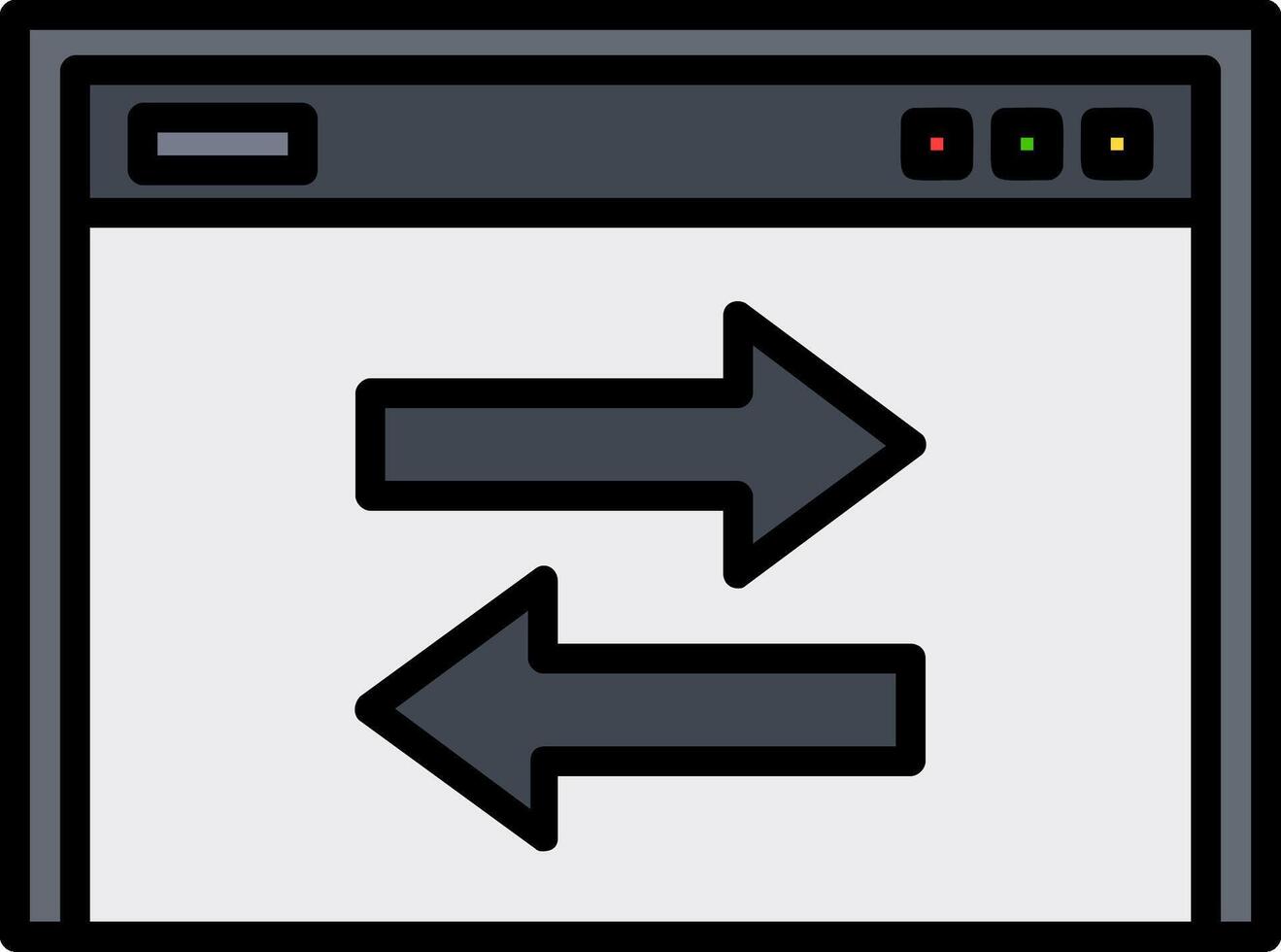 Transfer Data Icon Design Symbol vector