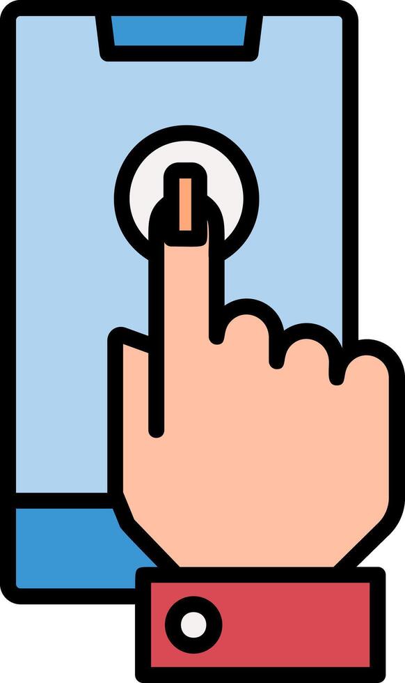 Touchscreen Icon Design Symbol vector