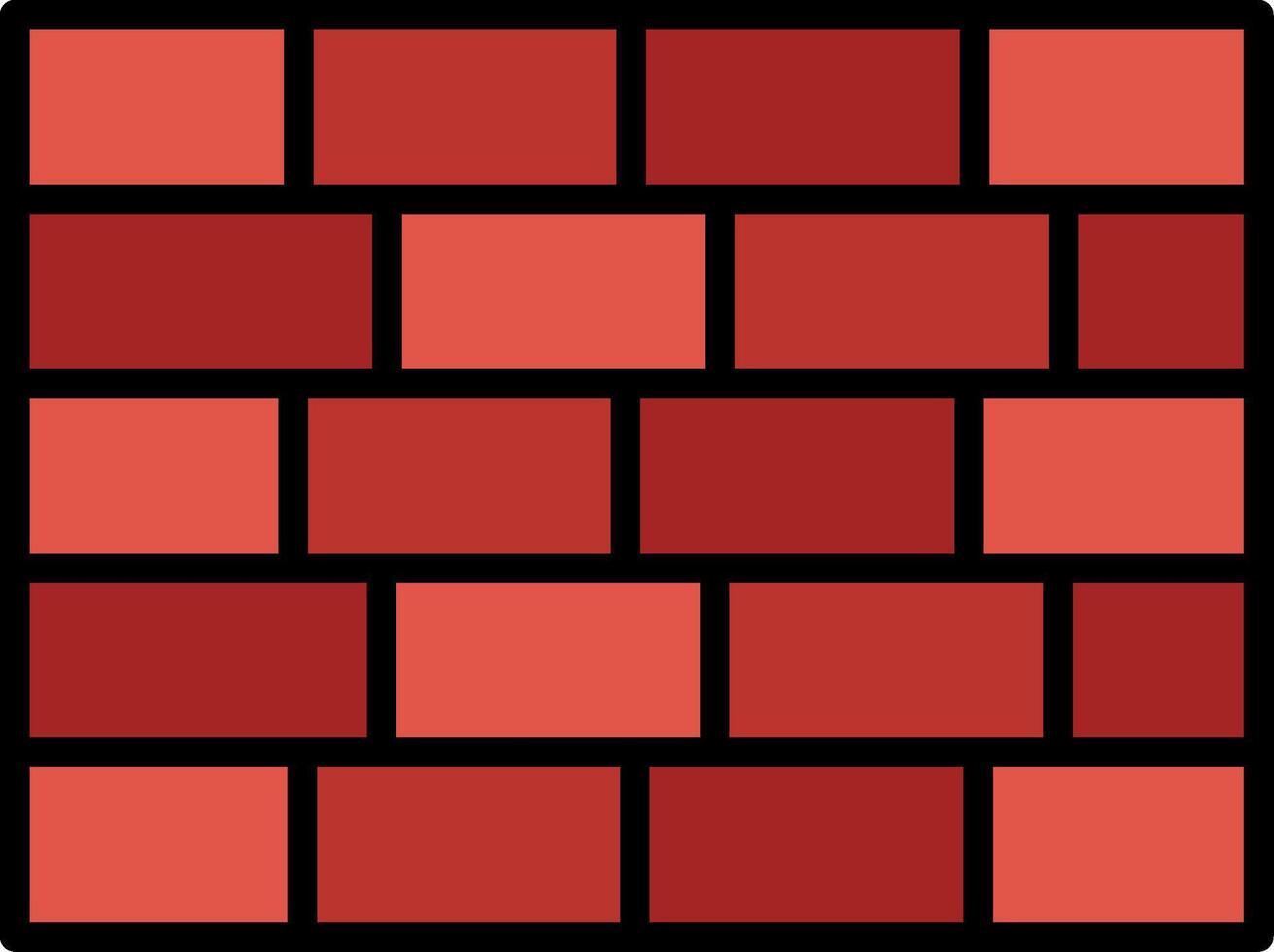 Wall Icon Design Symbol vector