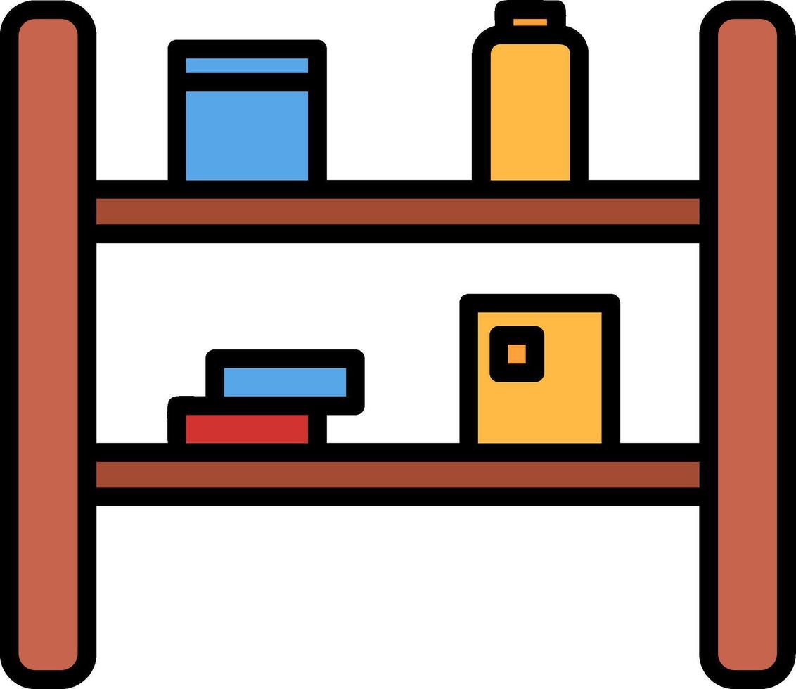 Shelves Icon Design Symbol vector