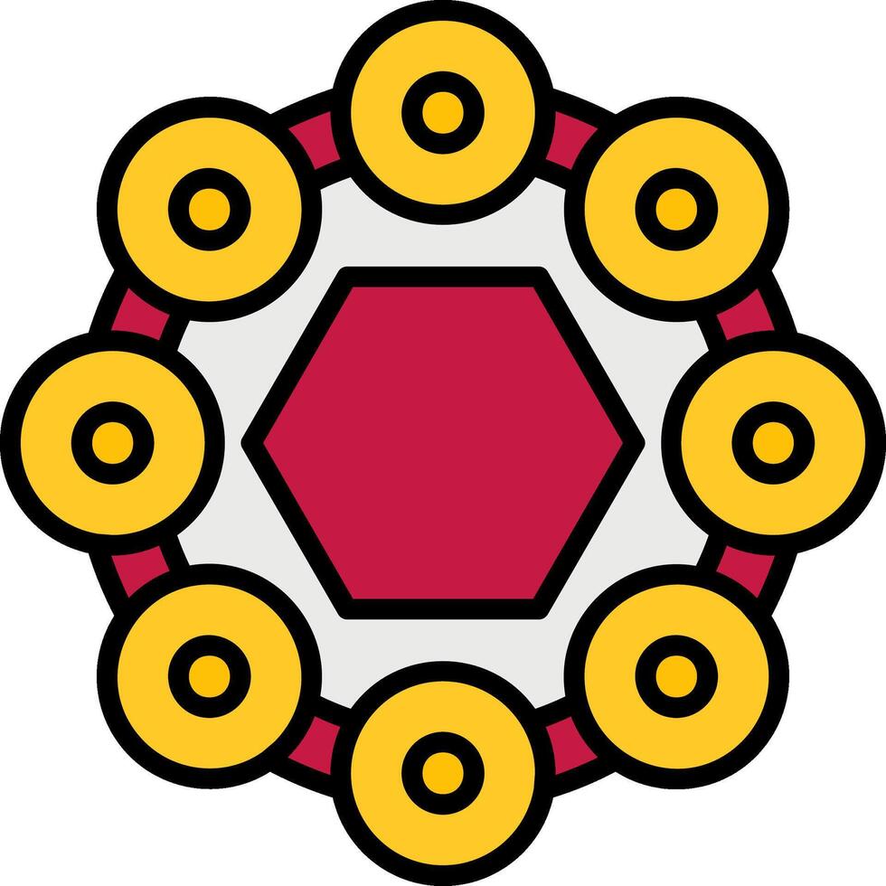 Tambourine Icon Design Symbol vector
