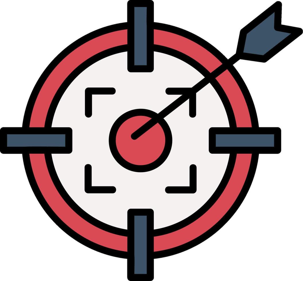 Target Icon Design Symbol vector