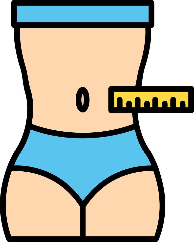 Waist Icon Design Symbol vector