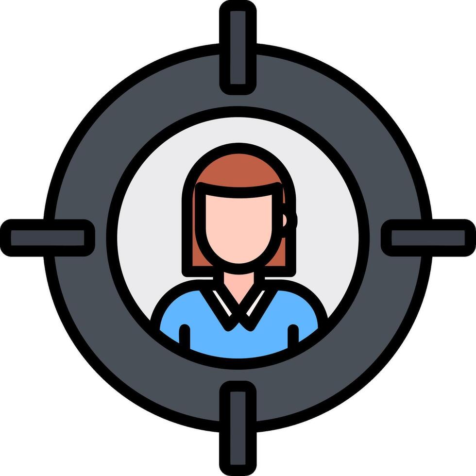 Target Icon Design Symbol vector