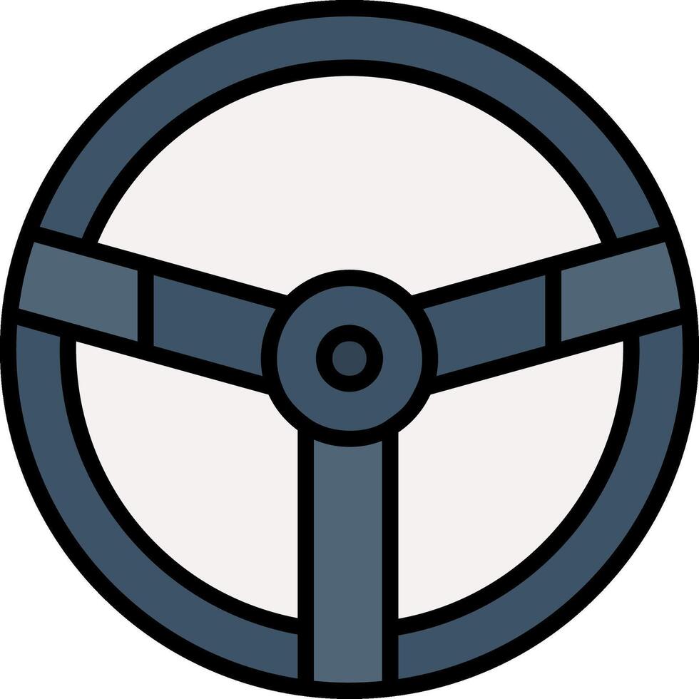 Steering Wheel Icon Design Symbol vector