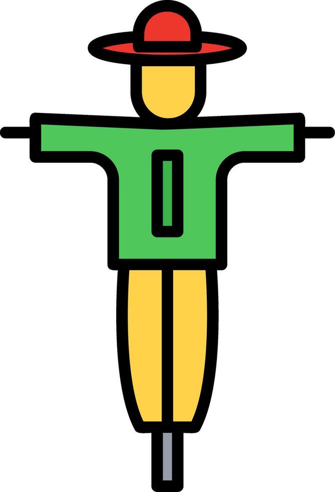 Scarecrow Icon Design Symbol vector