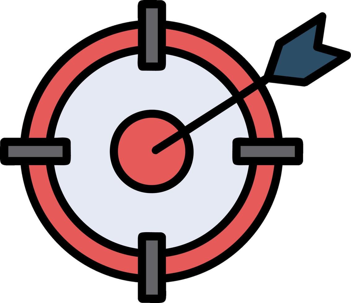 Target Icon Design Symbol vector
