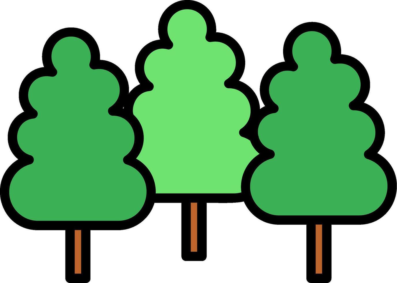 Tree Icon Design Symbol vector