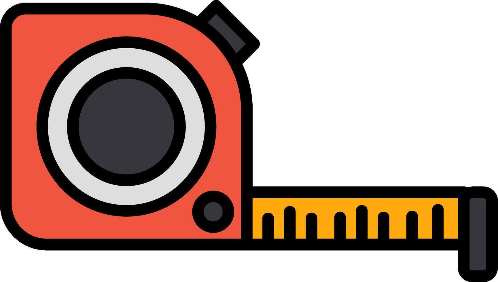 Tape Measure Icon Design Symbol vector