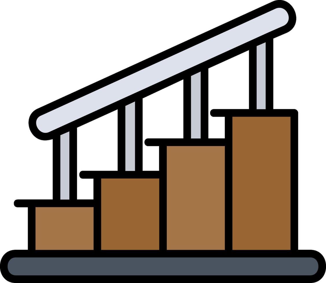 Stairs Icon Design Symbol vector