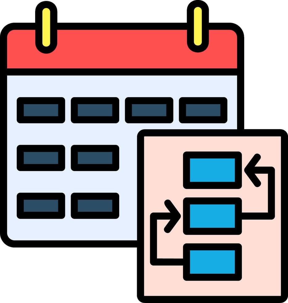 Plan Icon Design Symbol vector