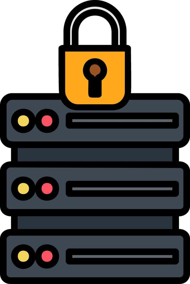 Server Icon Design Symbol vector
