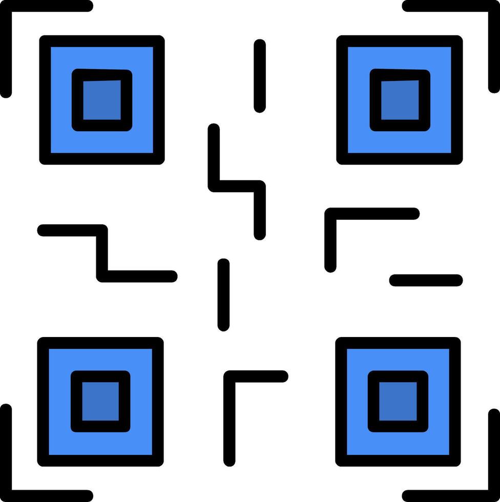 Qr Code Icon Design Symbol vector