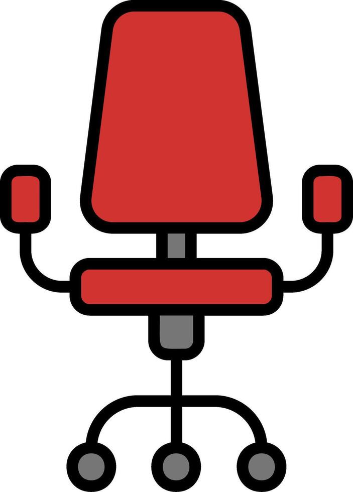 Desk Chair Icon Design Symbol vector