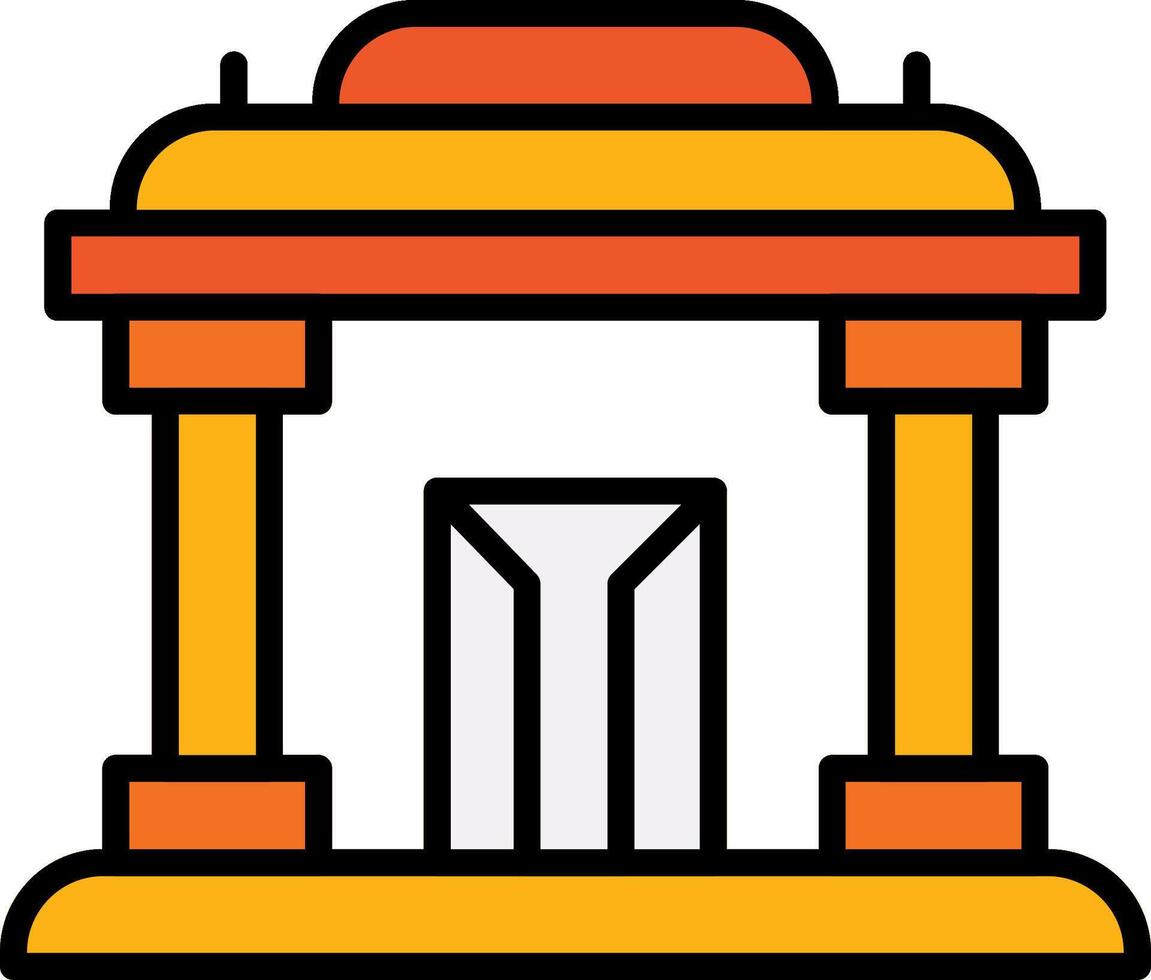 Museum Icon Design Symbol vector