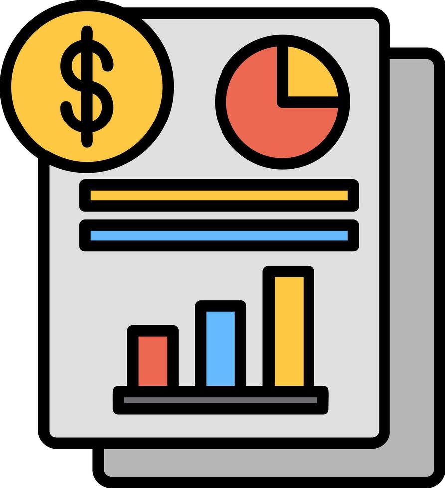 Income Statement Icon Design Symbol vector