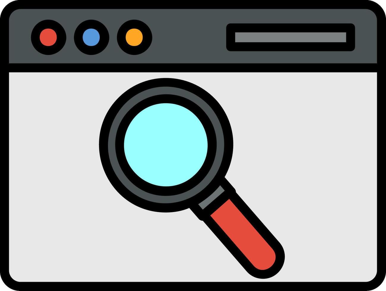 Search Icon Design Symbol vector