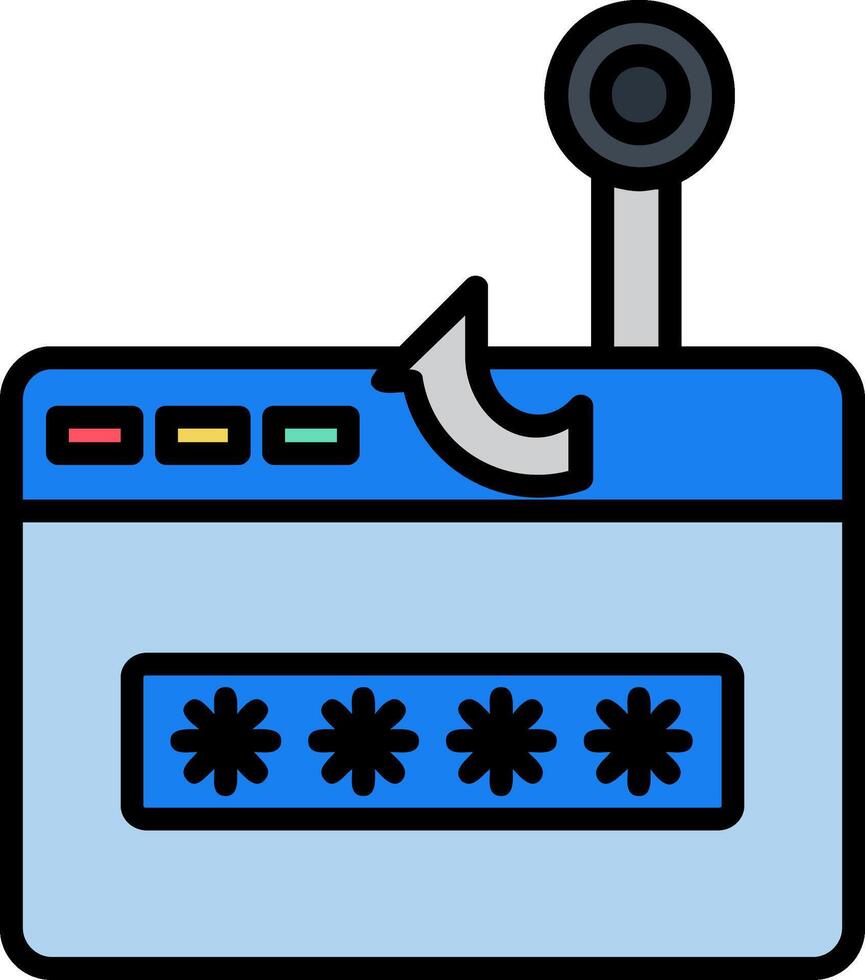 Phishing Icon Design Symbol vector