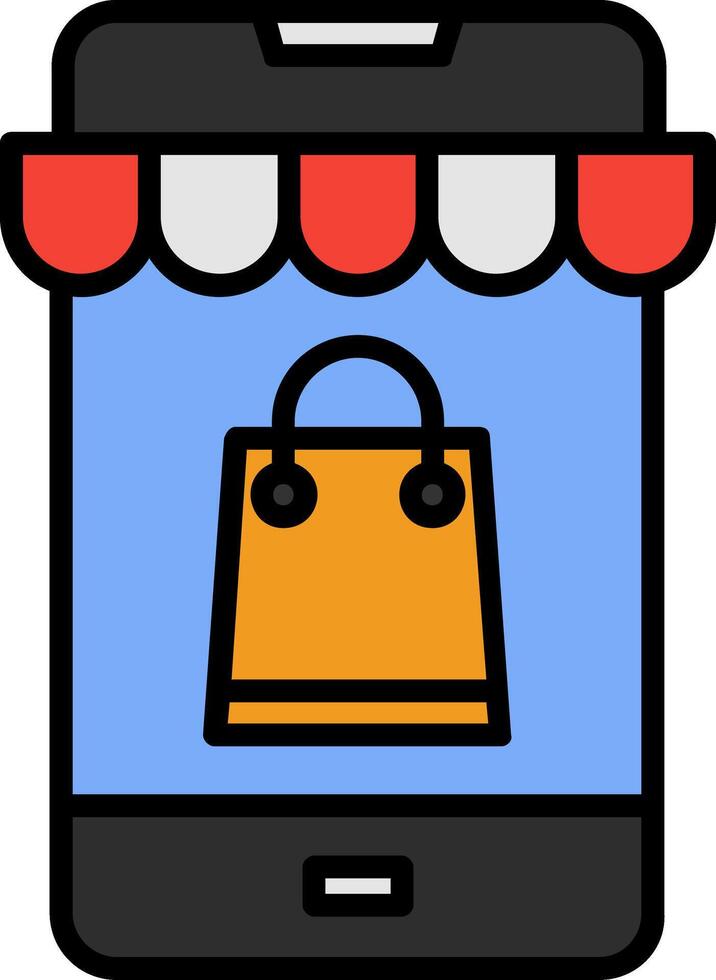 Online Shop Icon Design Symbol vector