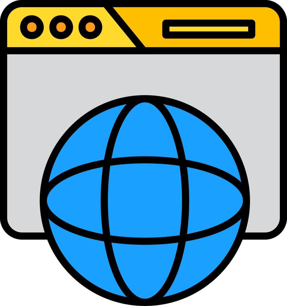 Online Presence Icon Design Symbol vector