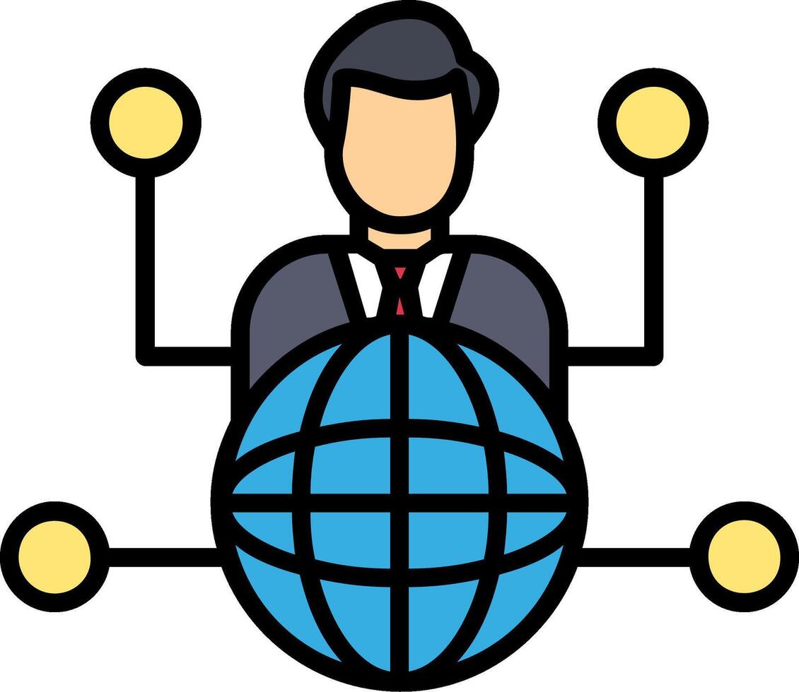 Outsource Icon Design Symbol vector